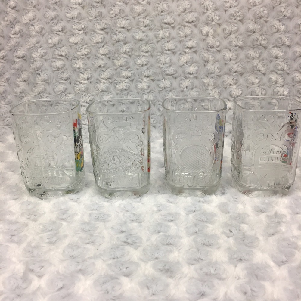 Y2k Disney World Mickey Mouse 2000 Celebration Collectible Park McDonalds Glass - Picture 8 of 11